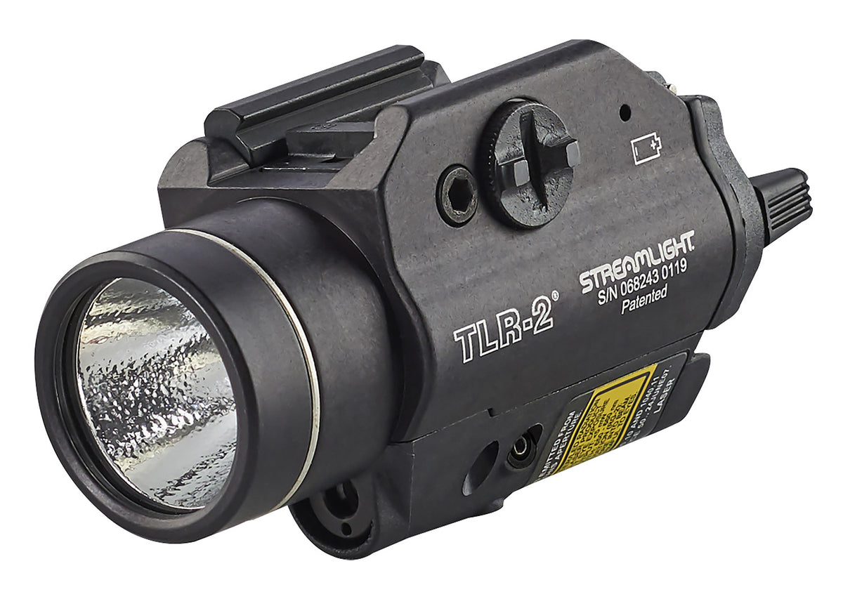 Streamlight TLR-2 Gun Light with Integrated Red Laser Black Anodized 300 Lumens White C4 LED