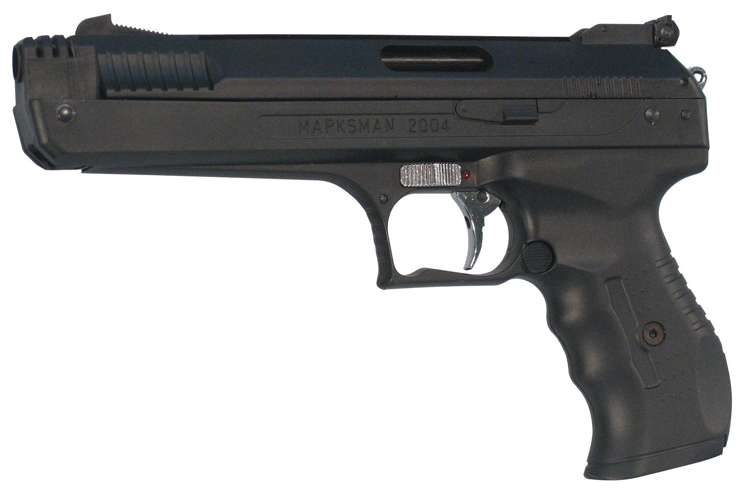Beeman 2004 P17 Deluxe Air Pistol 177 Cal Single Pump Polymer Frame Black Finger Grooved Grips