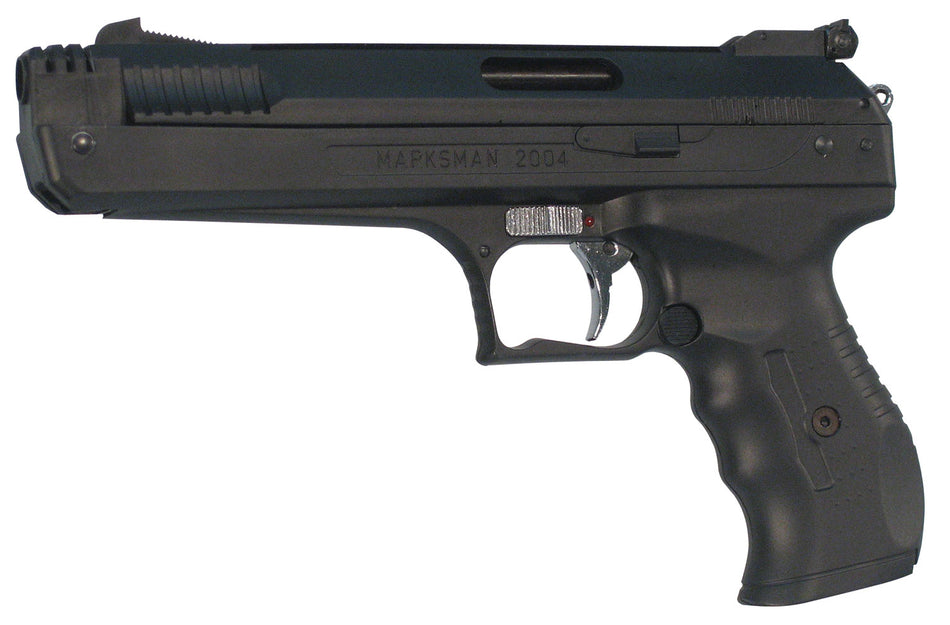 Beeman 2004 P17 Deluxe Air Pistol 177 Cal Single Pump Polymer Frame Black Finger Grooved Grips
