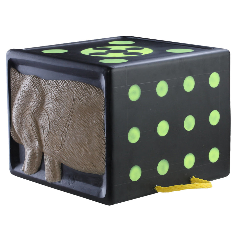 Rinehart RhinoBlock Cube Archery Target with Replaceable Insert