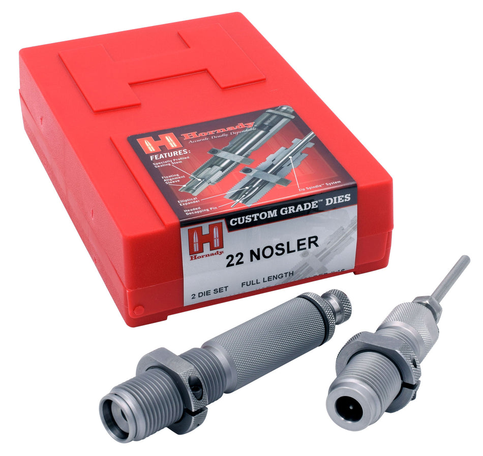 Hornady 22 Nosler Full-Length 2-Die Reloading Set
