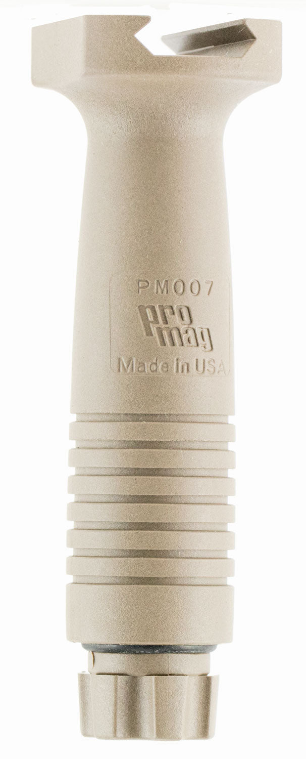 ProMag PM007FDE Flat Dark Earth Polymer Vertical Fore Grip AR-15 M16 Picatinny Rail