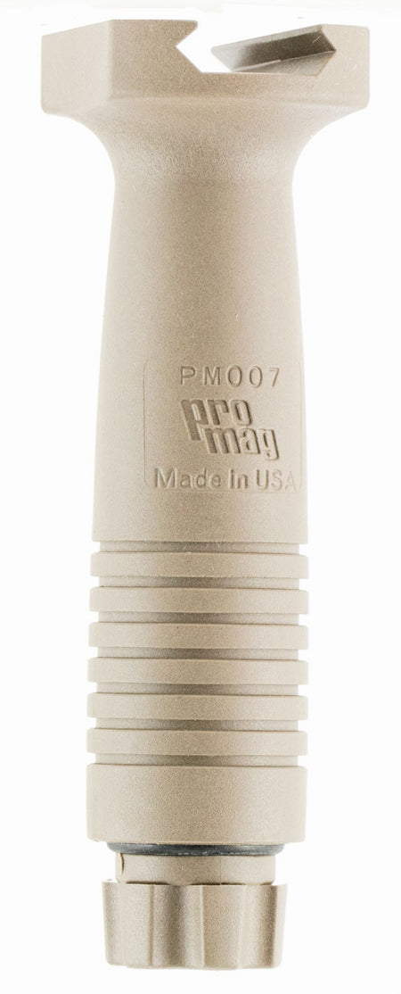 ProMag PM007FDE Flat Dark Earth Polymer Vertical Fore Grip AR-15 M16 Picatinny Rail