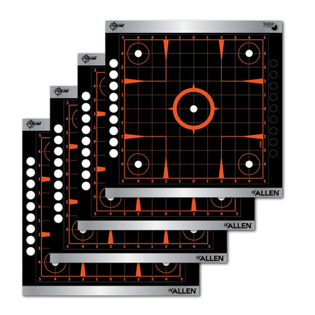 Allen EZ Aim 4-Pack 12x12 Inch Sight Grid Paper Targets
