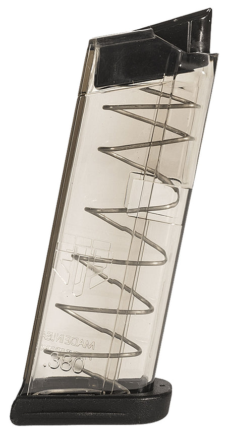 ETS GLK42 7-Round .380 ACP Handgun Magazine Compatible with Glock 42 Translucent