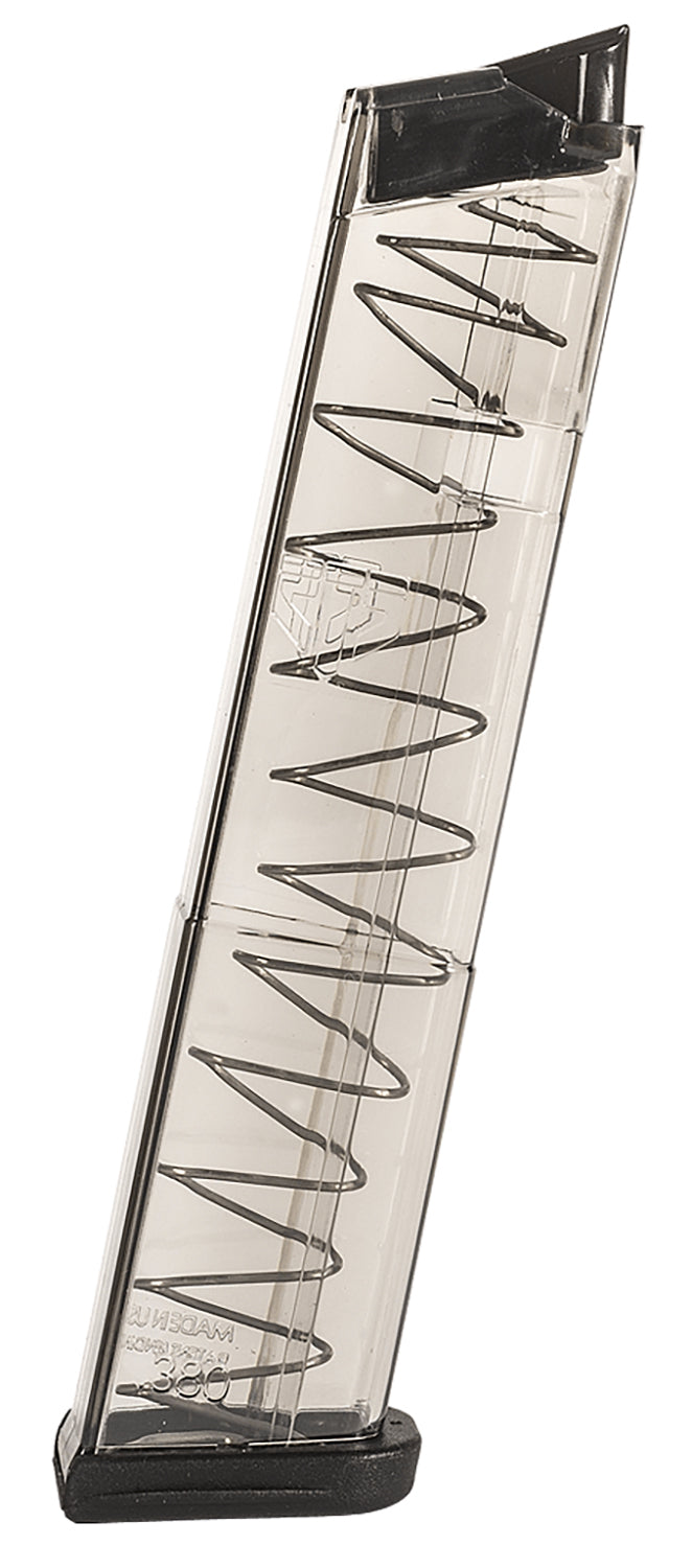ETS GLK4212 12-Round Extended .380 ACP Handgun Magazine Compatible with Glock 42 Translucent