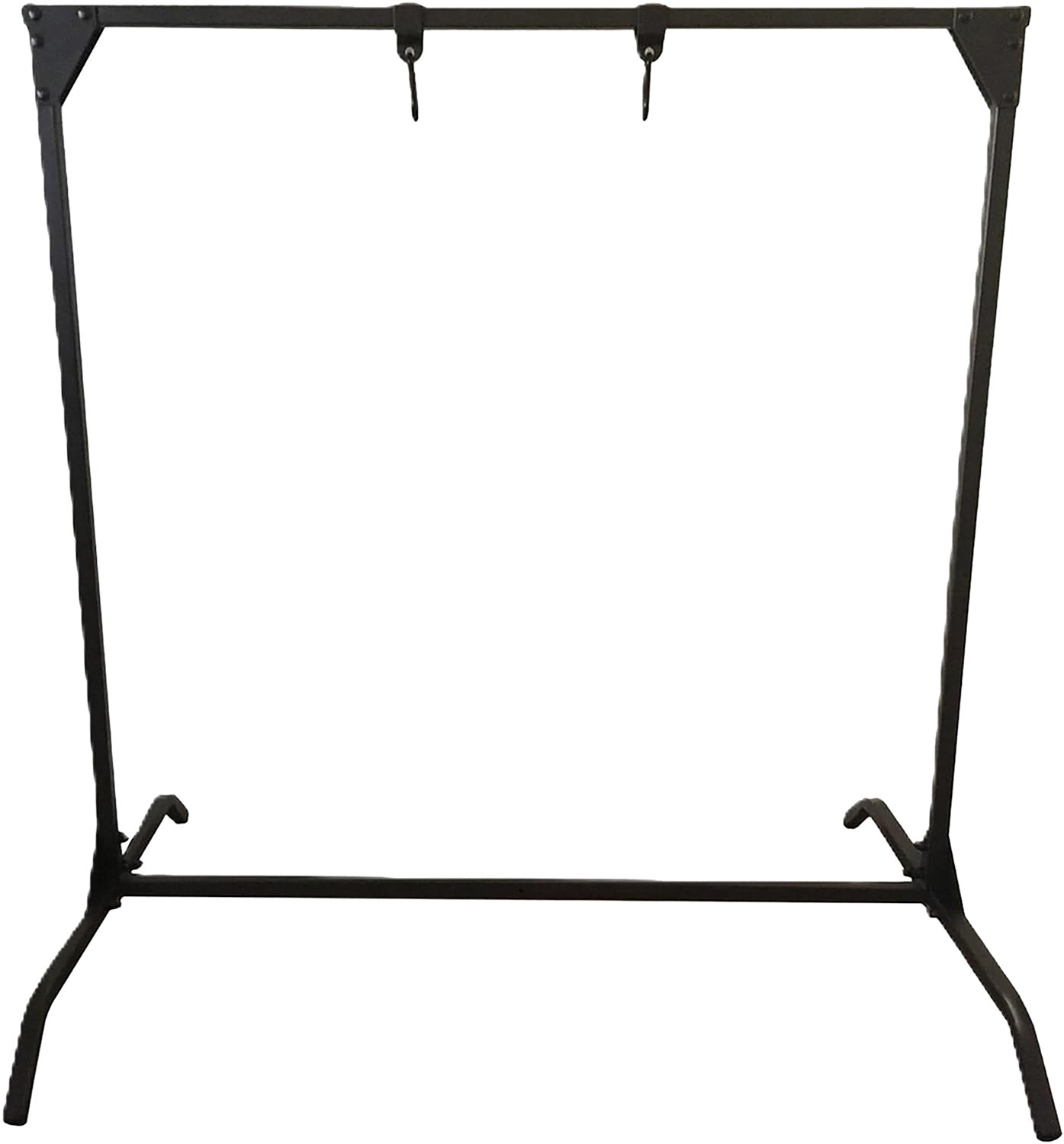 HME BTS Steel Hanging Bag Target Stand Black 30" x 30" Includes Carabiner Clips