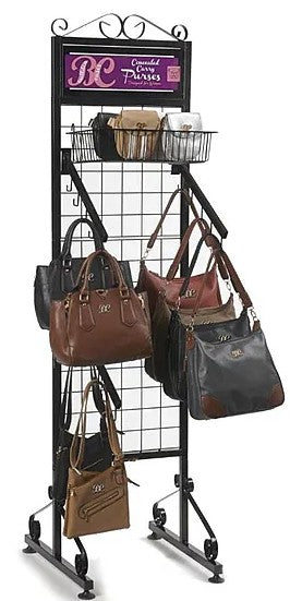 Bulldog Concealed Carry Purse Retail Display with Free Rack - 6 Models / 20 Purses