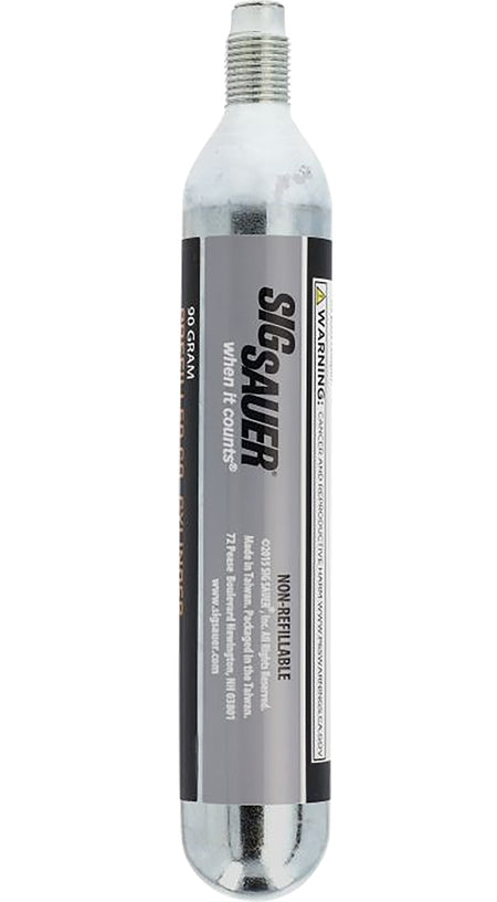 Sig Sauer AC902 Prefilled 90g CO2 Cylinders for Airgun 2-Pack