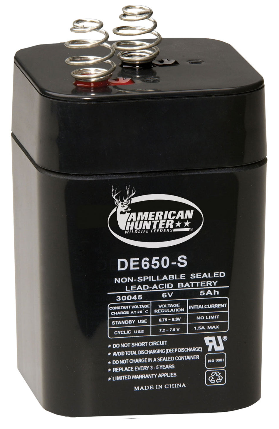 American Hunter DE30053 6V 5 AMP HR Rechargeable Lantern Battery