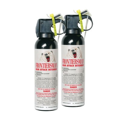 SABRE Frontiersman Bear Deterrent Spray 7.9 oz Combo Pack of 2