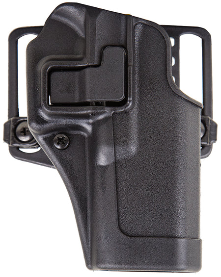 Blackhawk 410500BKL Serpa CQC OWB Size 00 Belt Loop Paddle Holster Glock 17/22/31/47 Left Hand