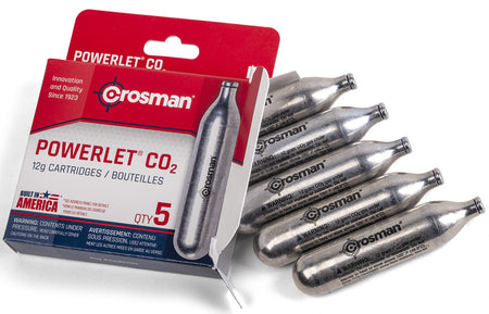 Crosman 231B 12 Gram CO2 Powerlet Cartridges 5 Count