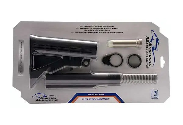Anderson AR-15 Buffer Tube Kit Carbine 6 Position Mil-Spec Packaged