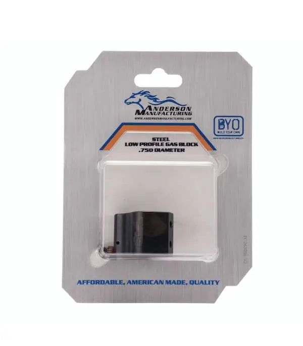 Anderson AR-15 .750 Nitride Low Profile Gas Block Kit