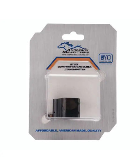 Anderson AR-15 .750 Nitride Low Profile Gas Block Kit