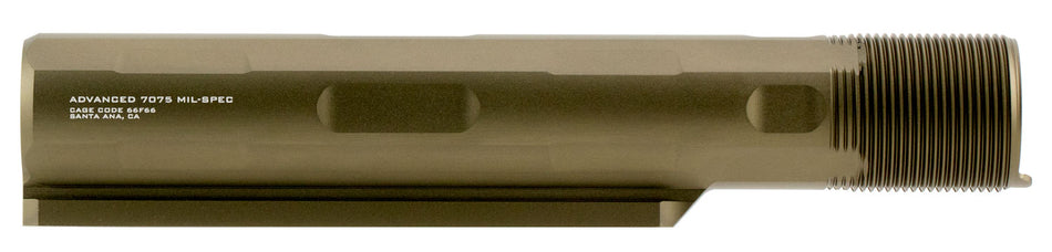 Strike Industries ARARET7FDE AR-15 AR-10 7-Position Advanced Receiver Extension FDE Aluminum