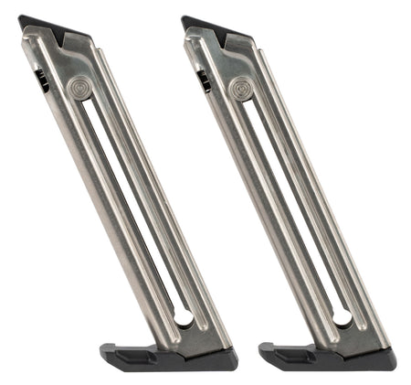 Ruger, Magazine, 22LR, 10 Rounds, Fits Ruger MK IV 22/45, 2 Pack, E-nickel Finish