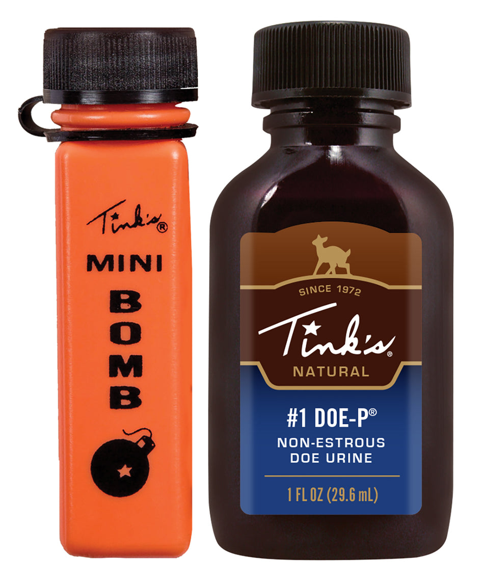 Tinks #1 Doe-P Deer Urine Scent with Mini Bomb Applicator 1 oz
