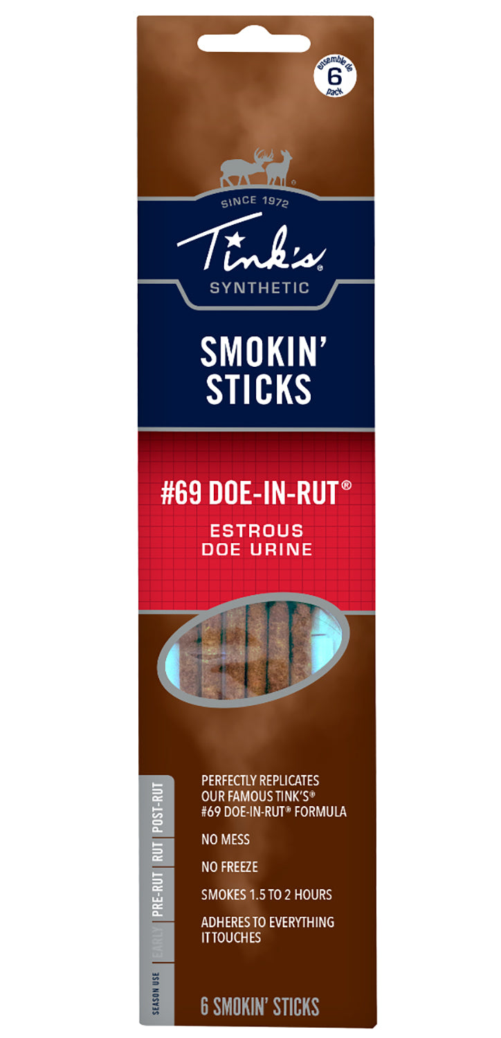 Tinks Smokin Stick Deer Estrus Scent Attractant 6 Per Package