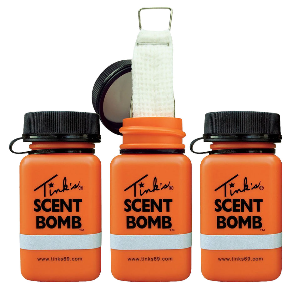 Tinks Scent Bomb 1 oz Jar Deer Lure Applicator 3-Pack