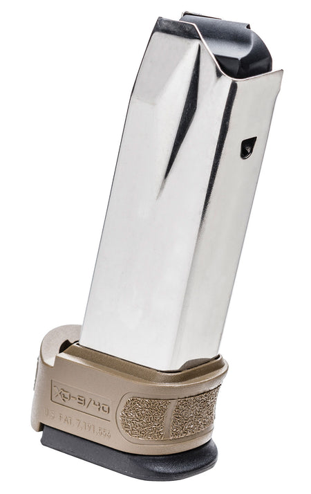 Springfield Armory XDG0923FDE XD Mod.2 9mm Luger 10rd Stainless Flat Dark Earth Magazine
