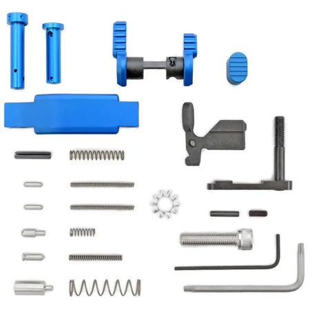 Armaspec Superlight AR-15 Lower Parts Kit 223/556 SS Blue