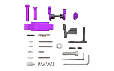 Armaspec Superlight AR-15 Lower Parts Kit 223/556 SS Purple