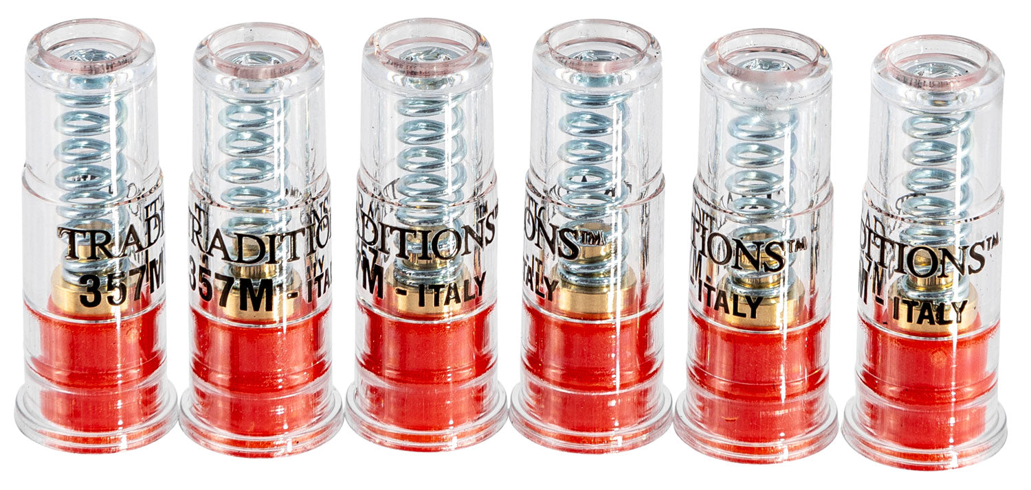 Traditions Snap Caps .357 Mag Handgun Brass Base 6-Pack - ASC357