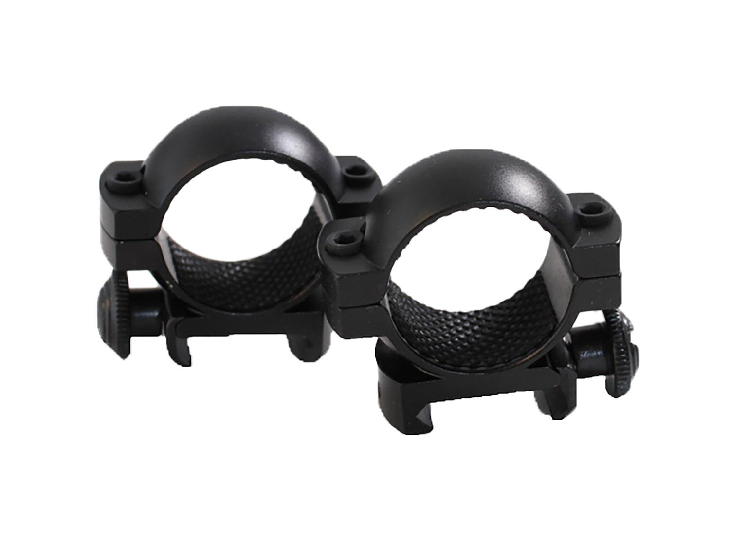 Traditions A791DS 1" Medium Matte Black Aluminum Scope Rings Weaver Base
