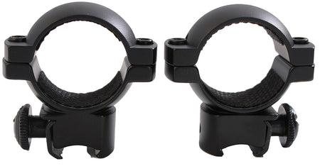 Traditions A797DS Matte Black 1" Medium Scope Rings - 3/8" Grooved Receiver