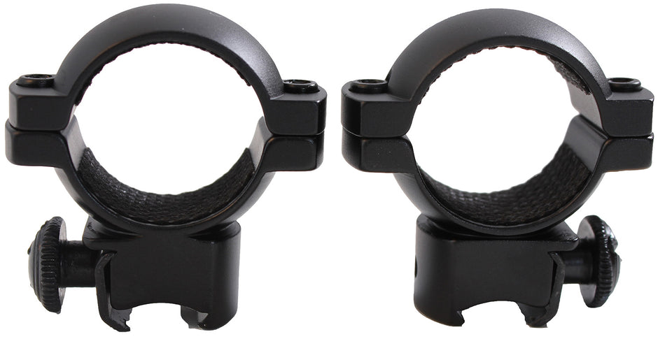 Traditions A797DS Matte Black 1" Medium Scope Rings - 3/8" Grooved Receiver