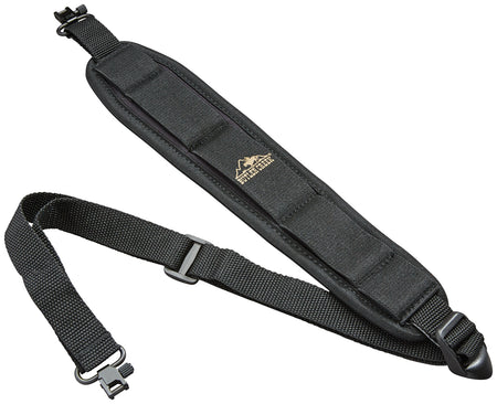 Butler Creek Comfort Stretch Rifle Sling Black Neoprene Adjustable Uncle Mike's QD Swivel