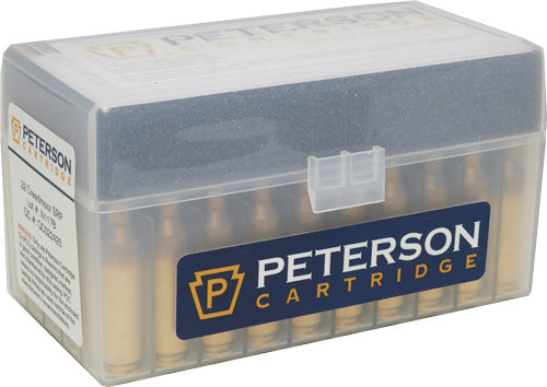 Peterson 22 Creedmoor SRP Unprimed Brass 50-Count