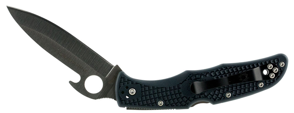 Spyderco Endura 4 Lightweight C10PGYW 3.81" Plain Drop Point VG-10 Stainless Blade Gray FRN Handle Folding Knife