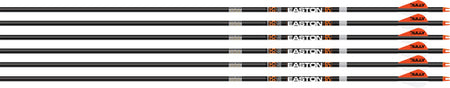 Easton Match Grade 6.5MM 500 Spine 3-Inch AAE Hybrid Vane Arrow 6PK