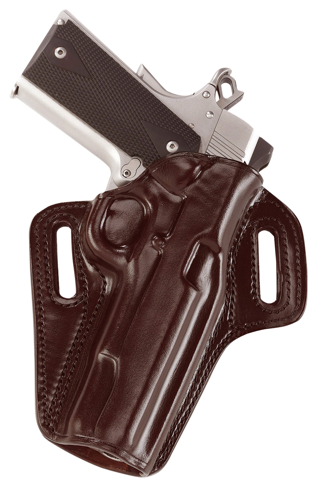 Galco Concealable CON458H Havana Brown Leather OWB Belt Holster, FN Five-seveN USG/MK2 and Ruger 57, RH