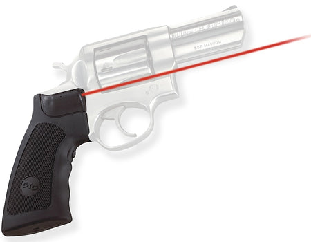 Crimson Trace Lasergrips 011790 Fits Ruger GP100 & Super Redhawk Including Alaskan, Red Laser Black Polymer