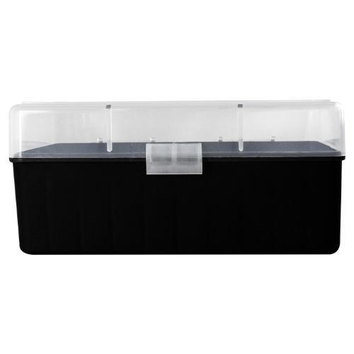 Berry's #413 50rd Ammo Box S&W 500 Clear and Black Flip-Top