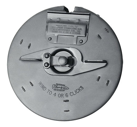 Thompson 1927-A1 10-Round Drum Magazine .45 ACP Blued Steel