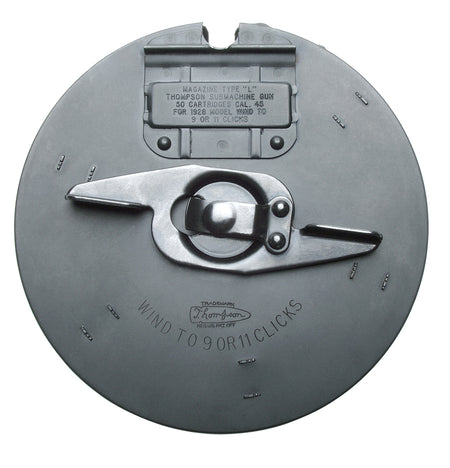 Thompson 1927-A1 50-Round Drum Magazine .45 ACP Blued Steel