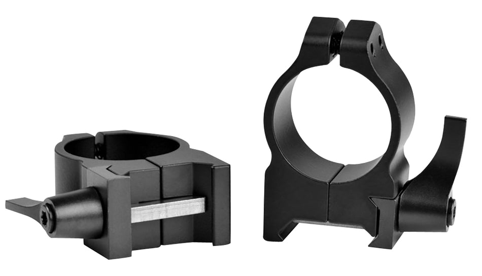Warne 201LM Maxima 1-Inch Medium QD Vertical Rings Matte Black 0 MOA