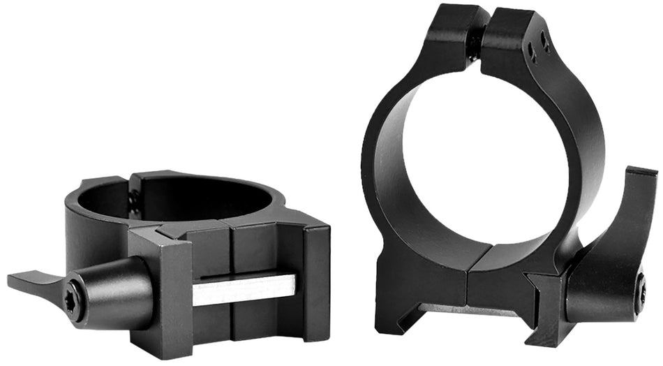 Warne 213LM Maxima 30mm Low QD Vertical Rings Matte Black 0 MOA
