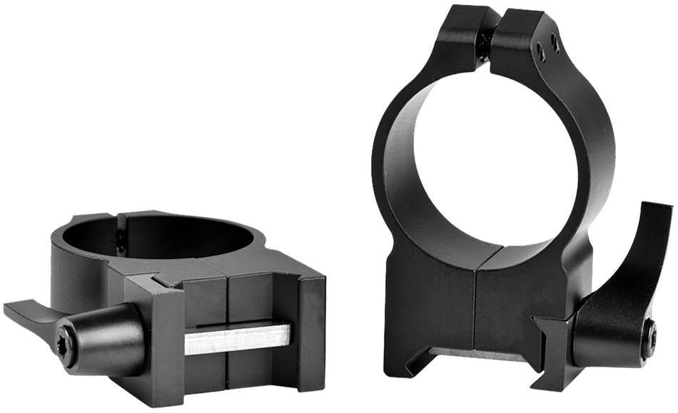 Warne 215LM Maxima 30mm High QD Vertical Rings Matte Black 0 MOA