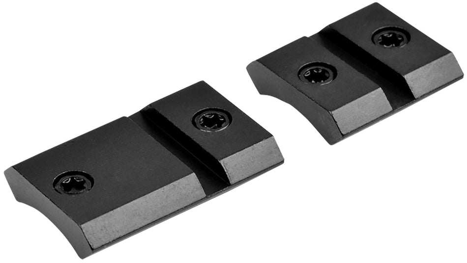 Warne M888875M Maxima Matte Black Steel Two-Piece Scope Base Weatherby Mark V Standard 6 Lug