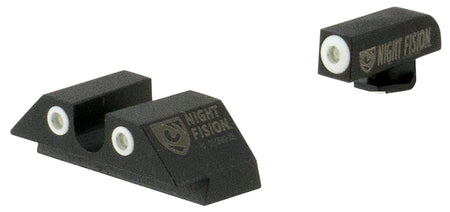 Night Fision GLK003007WGW Glock Subcompact Tritium Night Sight Set - Green/White Front, Green/White Rear