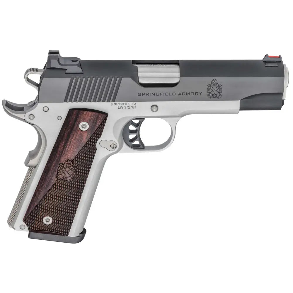 Springfield Armory Ronin 1911 9mm Pistol, 4.25" Barrel, Blued/Stainless Finish, 1-9rd Magazine