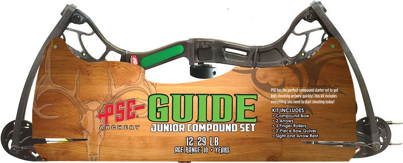 PSE Guide Compound Youth Bow Package 12-29# Black