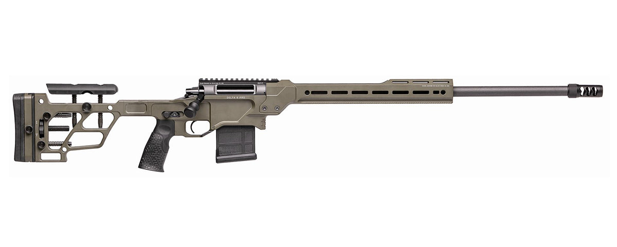 Daniel Defense 4215910730 Delta 5 Pro 6.5 Creedmoor 24" 10+1 Black Hard Coat Anodized Black Adjustable w/Adjustable Cheek Piece & LOP Stock Black Polymer Grip Right Hand