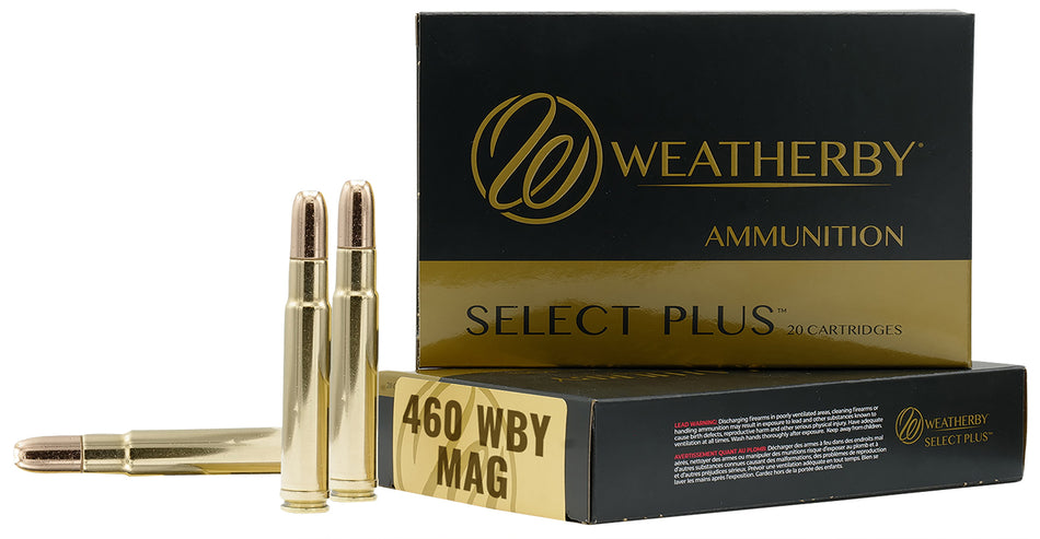 Weatherby .460 Wthby Mag B460450TSX Select Plus Barnes TSX Lead Free 450 Grain